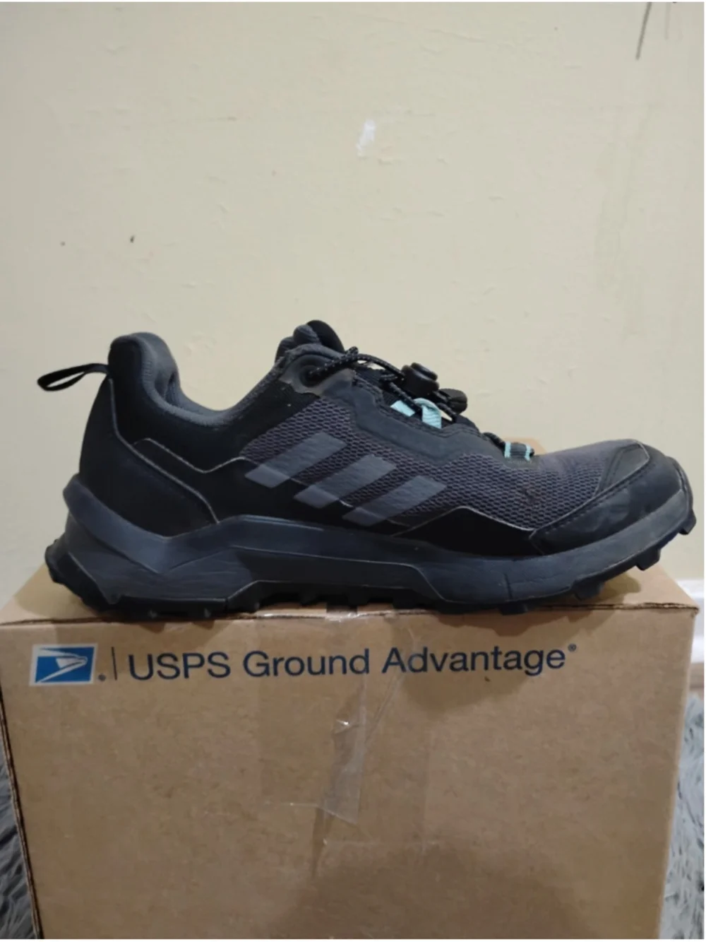 adidas Terrex AX4Women's Size 9 Hiking Shoes Black Gray Sneakers FZ3255